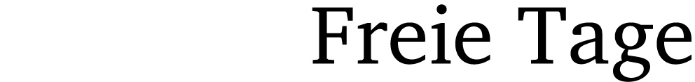 Freie Tage 