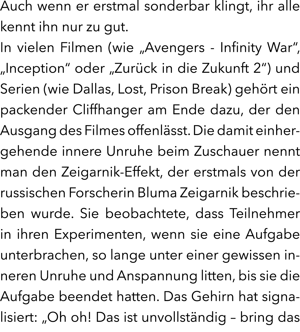 Auch wenn er erstmal sonderbar klingt, ihr alle kennt ihn nur zu gut. In vielen Filmen (wie „Avengers - Infinity War“...