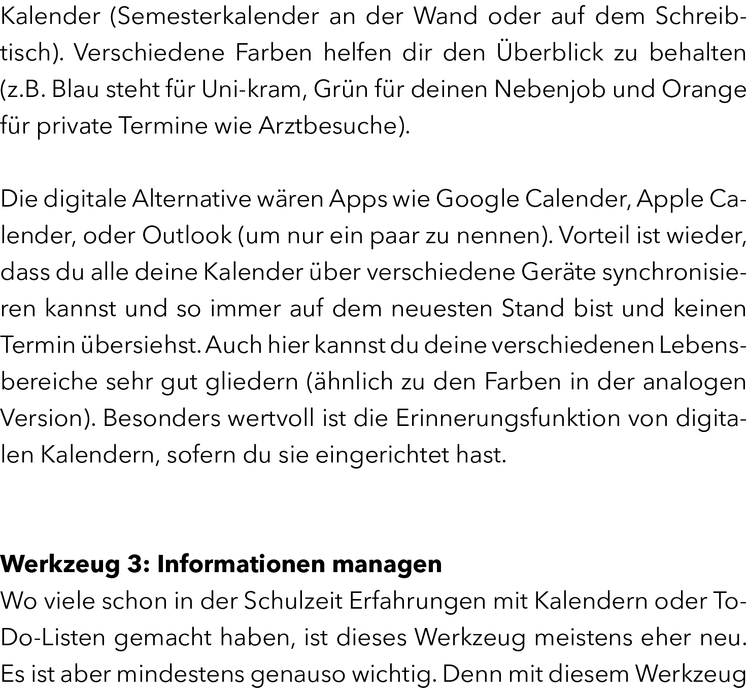 Kalender (Semesterkalender an der Wand oder auf dem Schreibtisch). Verschiedene Farben helfen dir den berblick zu be...