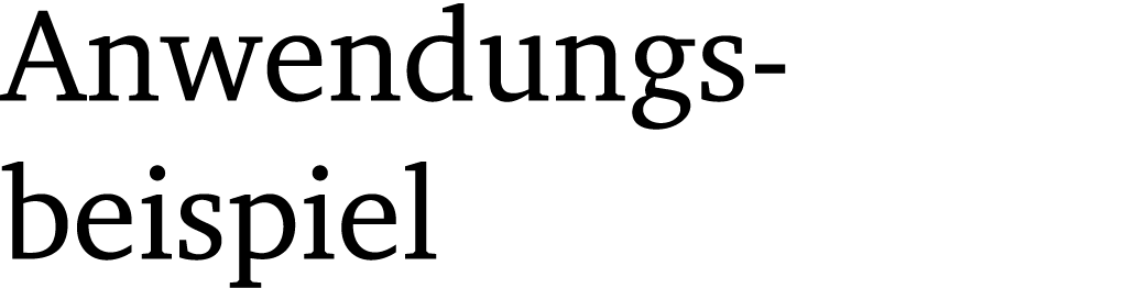 Anwendungsbeispiel