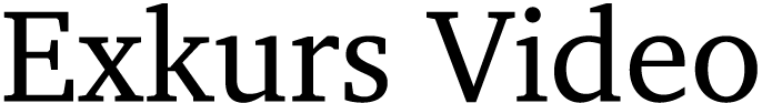 Exkurs Video