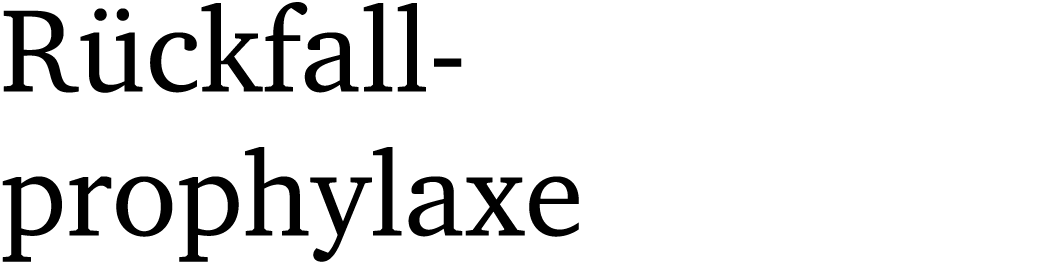 R ckfall- prophylaxe