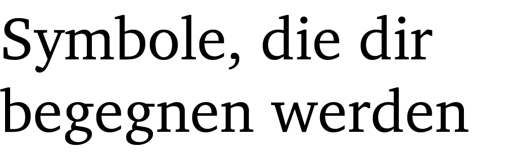 Symbole, die dir begegnen werden