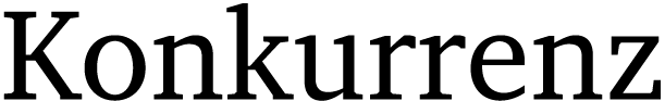Konkurrenz