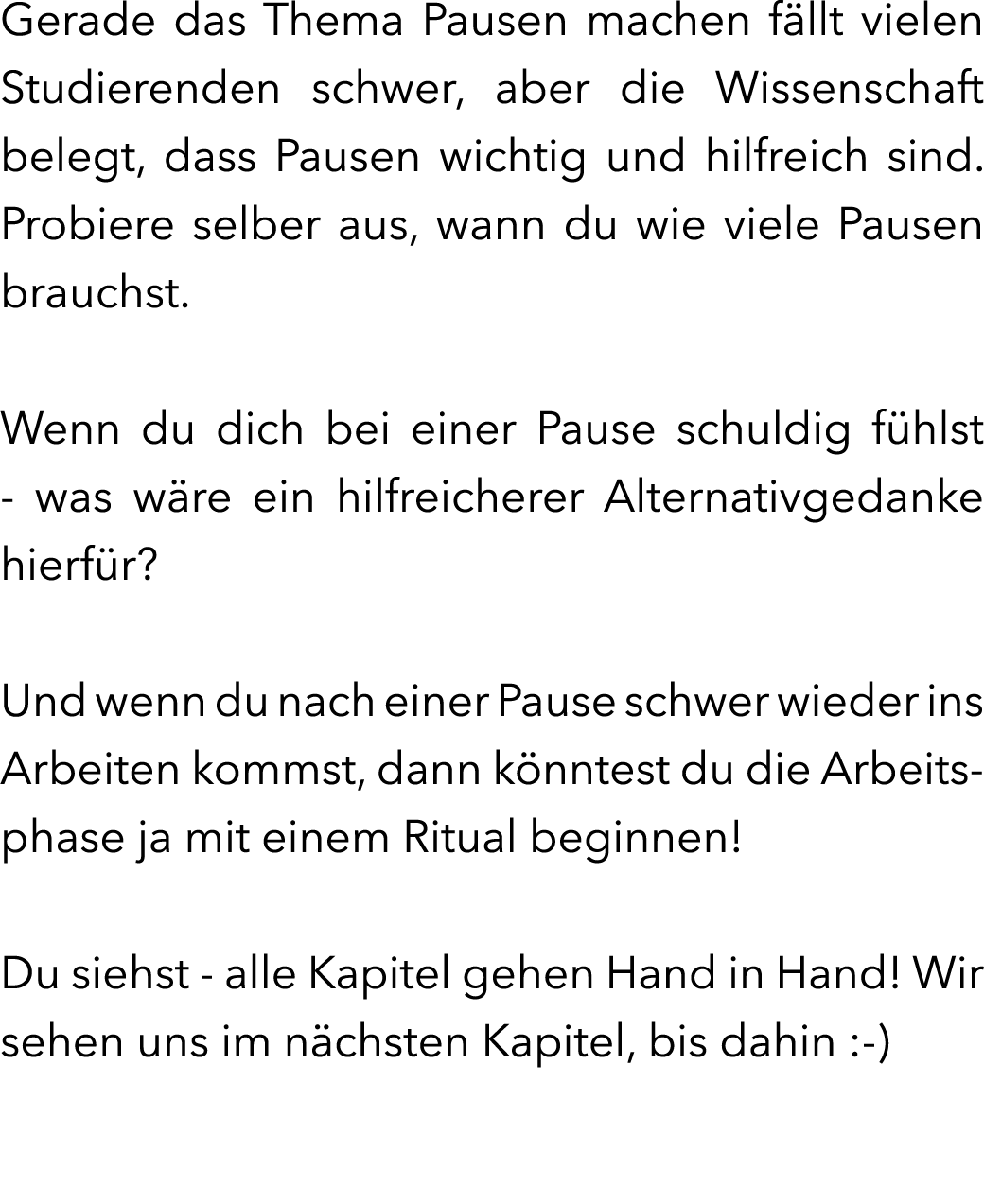 Gerade das Thema Pausen machen f llt vielen Studierenden schwer, aber die Wissenschaft belegt, dass Pausen wichtig un...
