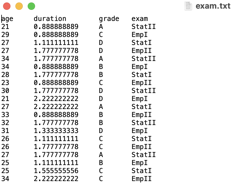 Example .txt File