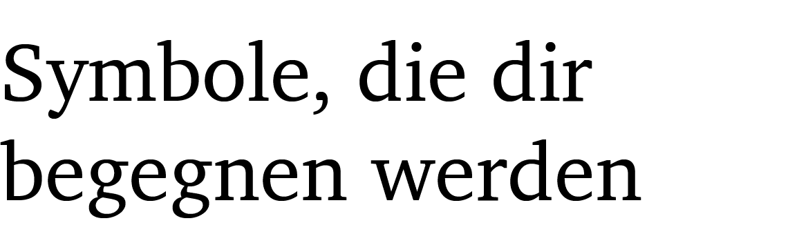 Symbole, die dir begegnen werden