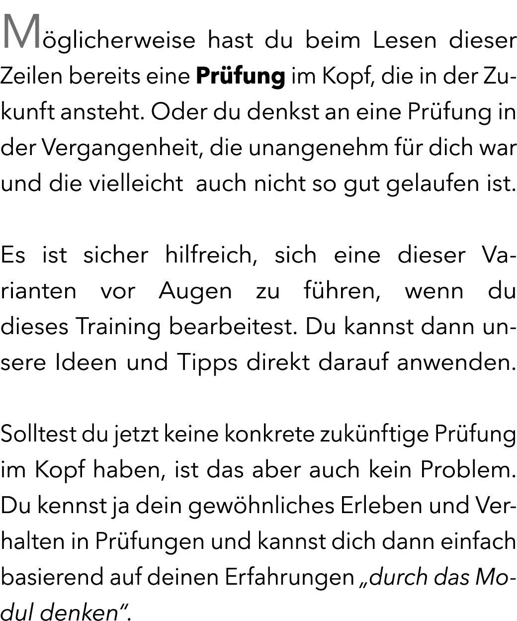 M glicherweise hast du beim Lesen dieser Zeilen bereits eine Pr fung im Kopf, die in der Zukunft ansteht. Oder du den...