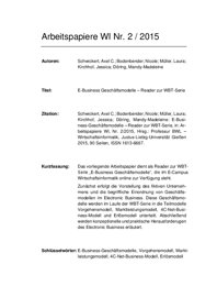 Preview 2 of Reader zur WBT-Serie E-Business Geschäftsmodelle.pdf