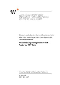 Preview 1 of Reader zur WBT-Serie Problem-/Lösungsmanagement im TPM.pdf