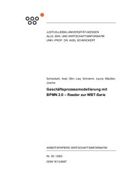 Preview 1 of Reader zur WBT-Serie: Geschaeftsprozessmodellierung mit BPMN 2.0.pdf