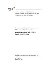 Preview 1 of Reader zur WBT-Serie Programmierung mit Java - Teil 2.pdf
