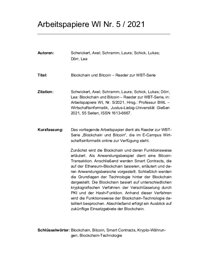 Preview 2 of Reader zur WBT Serie Blockchain und Bitcoin.pdf