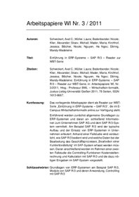 Vorschau 2 von Reader zur WBT-Serie Einführung in ERP-Systeme – SAP R/3 .pdf