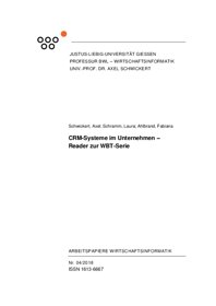 Vorschau 1 von Reader zur WBT Serie CRM-Systeme im Unternehmen.pdf