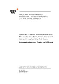 Vorschau 1 von Reader zur WBT-Serie Business Intelligence mit Cognos BI.pdf