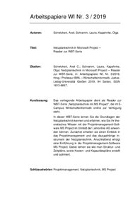 Preview 2 of Reader zur WBT-Serie Netzplantechnik in MS Project.pdf