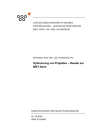 Vorschau 1 von Reader zur WBT-Serie Optimierung von Projekten.pdf