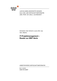 Vorschau 1 von Reader zur WBT-Serie IT-Projektmanagement.pdf