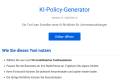 Öffnen KI-Policy-Generator für Lehrende (Uni Bamberg)
