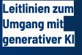 Öffnen HFD: Blickpunkt Leitlinien zum Umgang mit generativer KI
